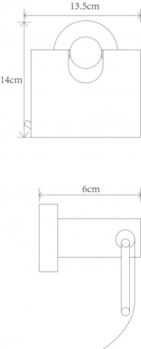 Бумагодержатель CeramaLux Antica 61207-1