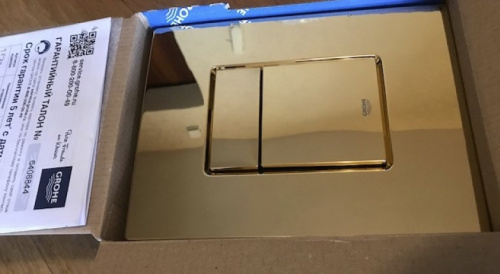 Кнопка смыва Grohe Skate Cosmopolitan 38732GL0 золото глянцевое