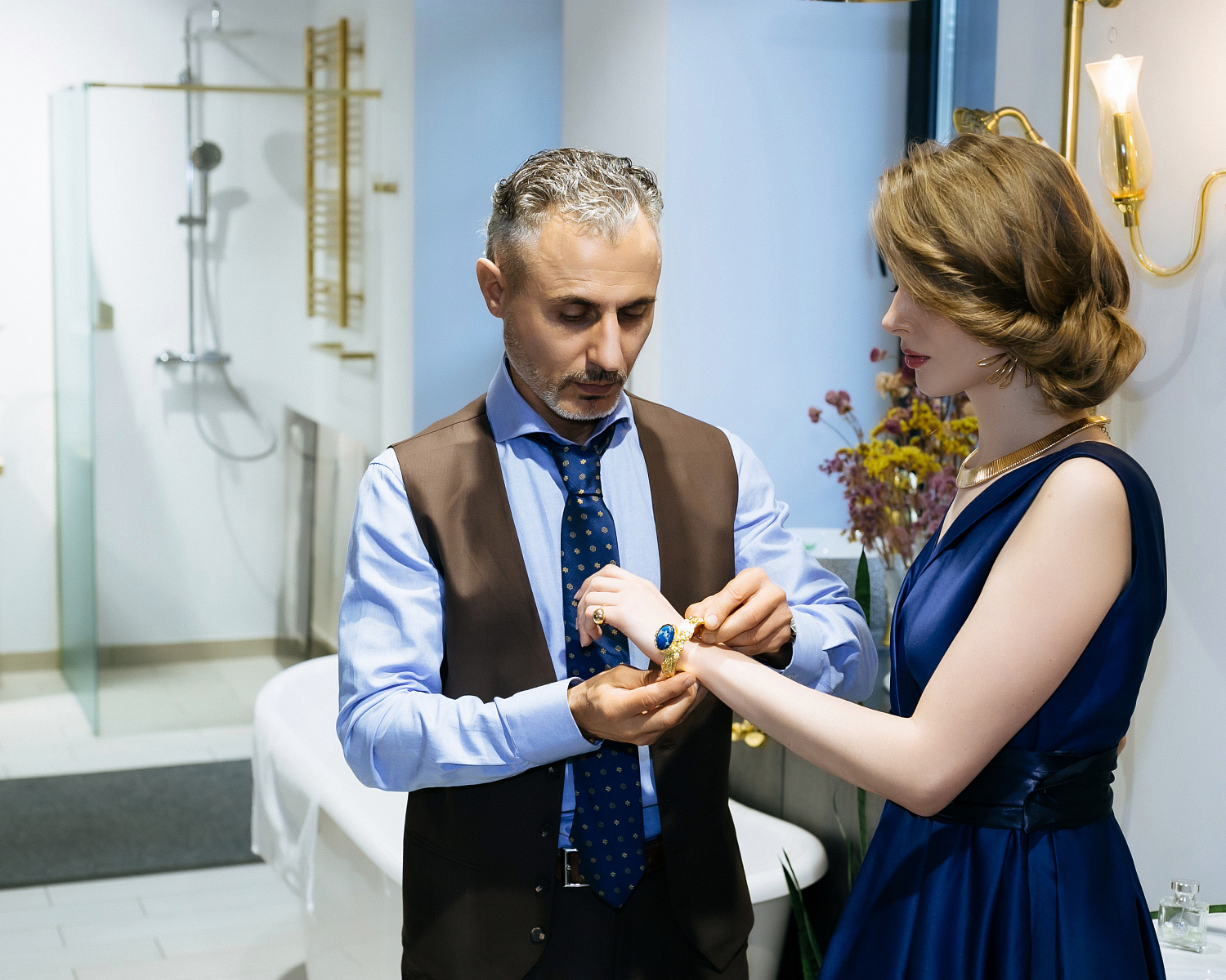 Съемка лица бренда Keramalux Premium.