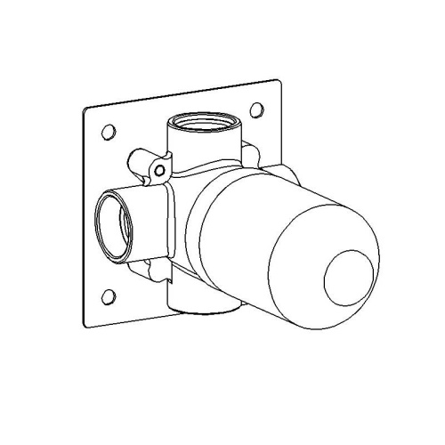 Дивертор на 2 потока воды Carimali W21801CR