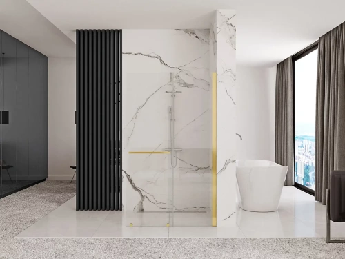 Душевая стенка Rea Cortis gold 100 K8484