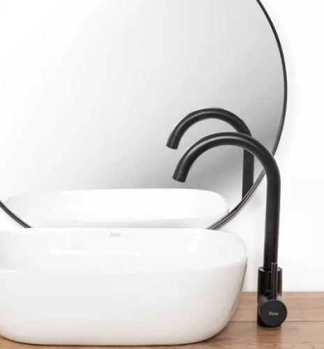Смеситель для умывальника Rea Talisa Black B0978