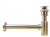 Сифон с донным клапаном универсальным Rea Gold matt A8586