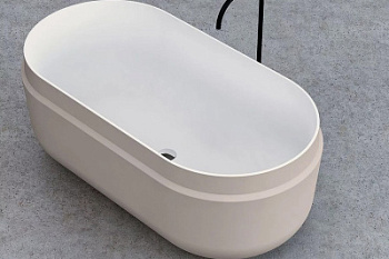 Ванна из искусственного камня Kolpa-San Boul FS 165x85 Sand