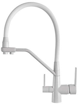 Смеситель для мойки Vivi Felice 1415 B Bianco opaco