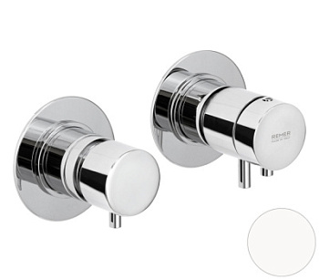 Смеситель для душа Remer X Style XT96BO, белый матовый