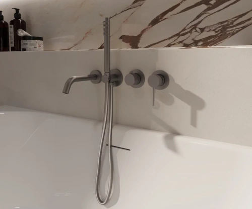 Смеситель для ванны Vincea Groove VBTW-4G1GM