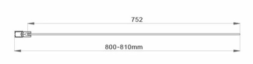 Душевая шторка на ванну Vincea VSB-11800CH