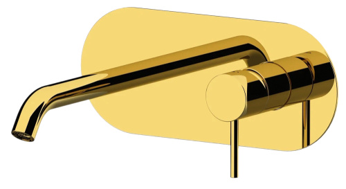 Смеситель для раковины Remer X Style X15DO, золото глянцевое