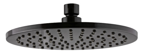 Верхний душ с шарнирным соединением 30 см Remer 359MM30CFPX, черный брашированный хром