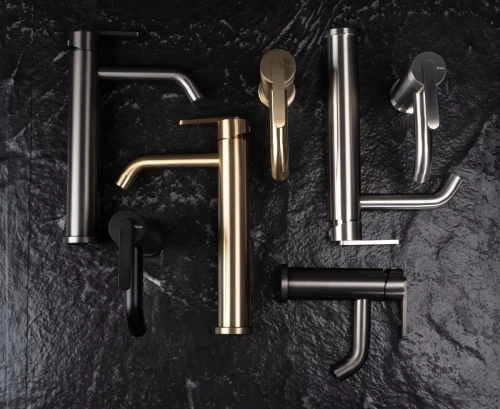 Смеситель для умывальника Rea Ontario black matt B5504