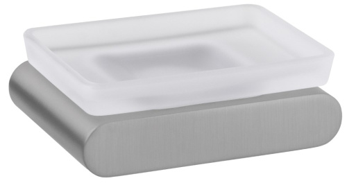 Мыльница Remer Lounge LN10NPO, никель матовый брашированный