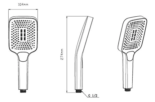 Душевая система Vincea VSFW-422T1MB