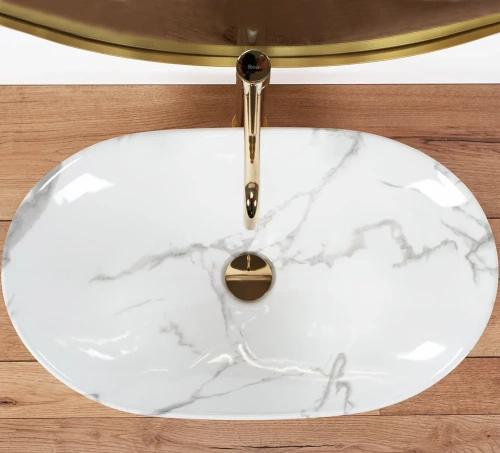 Умывальник Rea Royal Marmo Shiny U8009