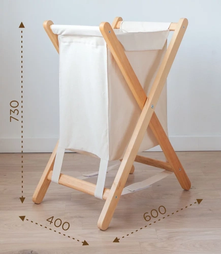 Корзина складная Vela дерево KR5003