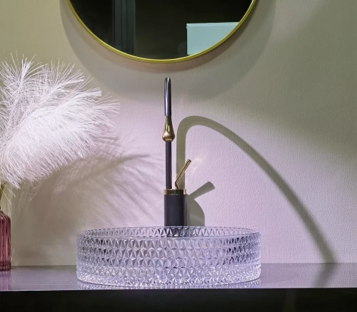 Умывальник Rea Cristal 39 Transparent U8881