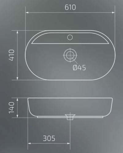 Умывальник Gid D1346