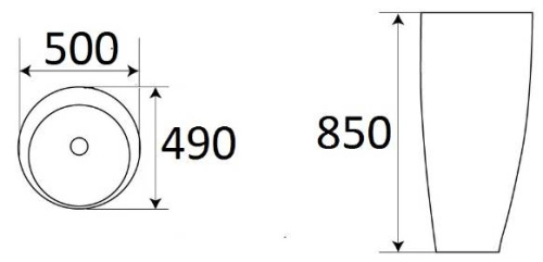 Умывальник CeramaLux B133B