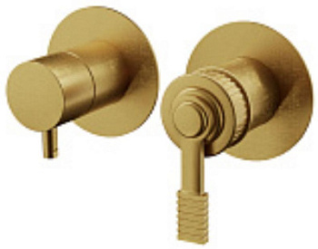 Смеситель для душа Remer Atelier AL93ZPBG, золото брашированное