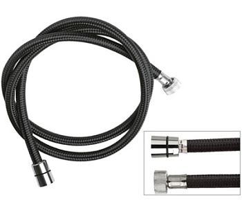 Шланг для душа ПВХ 200 см Remer 332CNNY200, черный