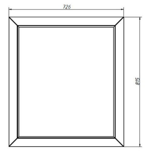 Зеркало Caprigo Albion Promo 80 100 33336-113.000.00.05