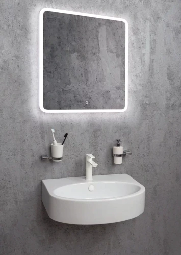 Смеситель для раковины Remer Energy EY12BO, белый матовый