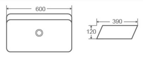 Умывальник CeramaLux 2243
