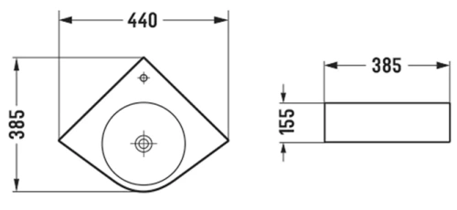 Умывальник Vincea VBS-502