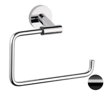 Полотенцедержатель Remer Guest GS44CFP, черный брашированный хром