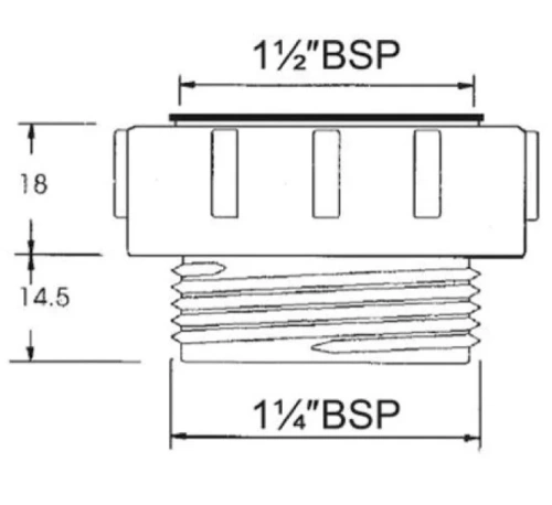 Переходный элемент McAlpine HC54