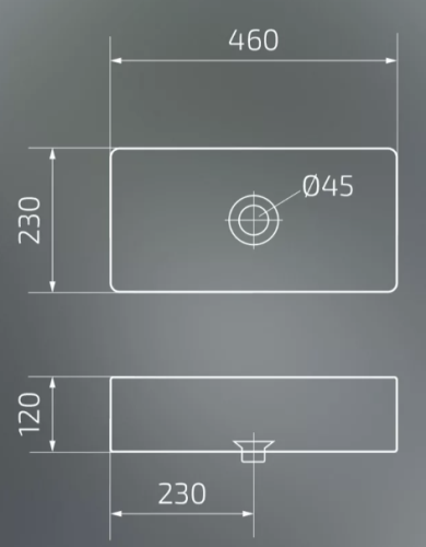 Умывальник Gid N1104