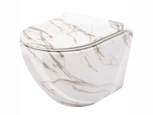 Унитаз подвесной Rea Carlos rimless Lava Shiny C0536