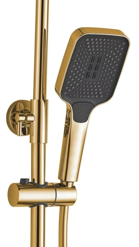 Душевая система Rea Helix gold P6619