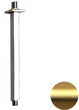 Кронштейн потолочный 30 см Remer 347S30BG, золото брашированное