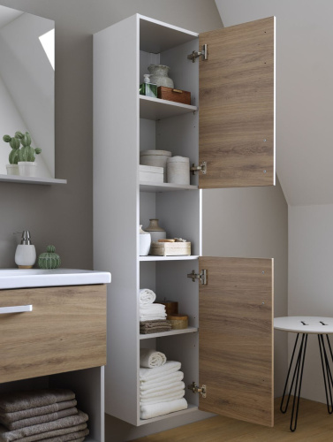 Пенал подвесной Kolpa-san Evelin E 1702 37 Gray oak 574080