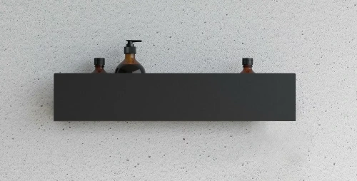 Полка для ванной Rea SF04-600-B black matt 06004