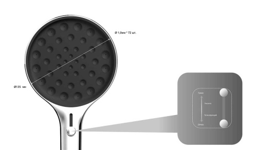 Душевая система Vincea VSFW-421I3CH