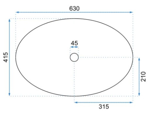 Умывальник Rea Olga U1060