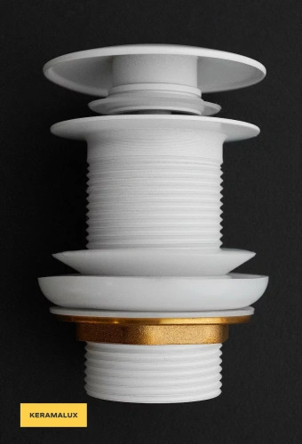 Донный клапан для раковины CeramaLux RD002MW без перелива