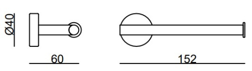 Бумагодержатель Carimali 99104-CR