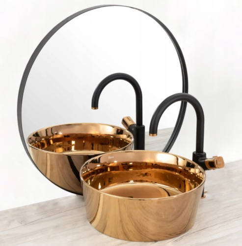 Смеситель для умывальника Rea Salto Black B6351