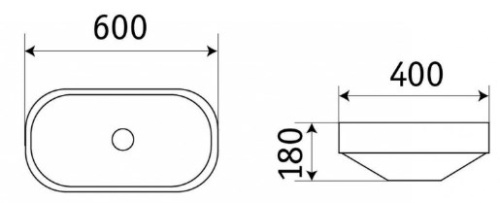Умывальник CeramaLux 5006CMB