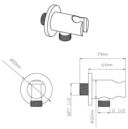 Душевая система Vincea VSFW-4212GM