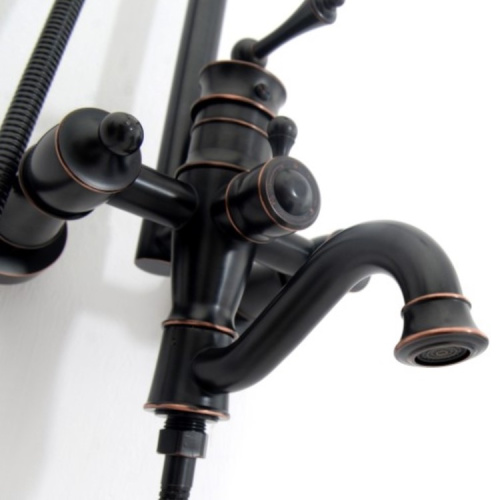 Душевая система Rea Vintage Old Black P2367