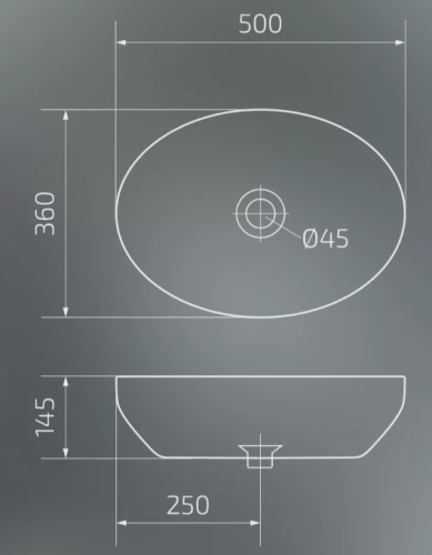 Умывальник Gid D1469