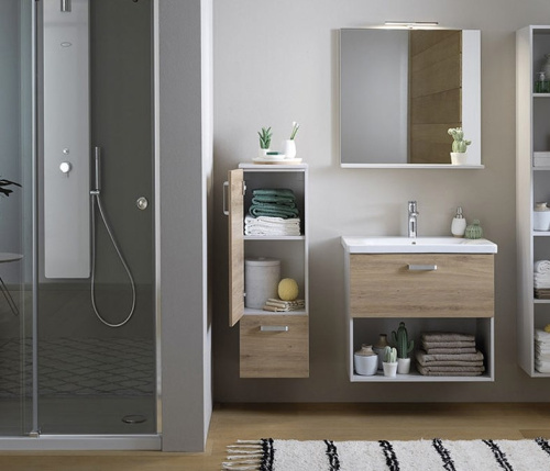 Пенал подвесной Kolpa-san Evelin E 1021 37 Gray oak 574020