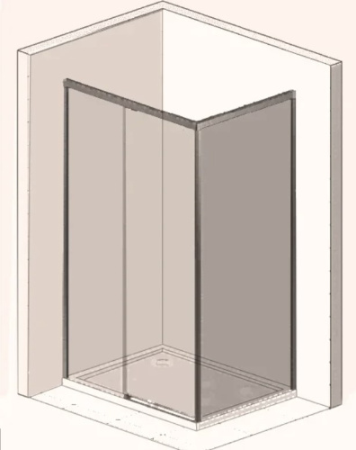 Душевой уголок Vincea Como VSR-1C1012CLB