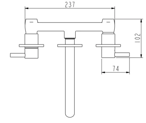 Смеситель для раковины Nemo Round NM-2316MB matte black