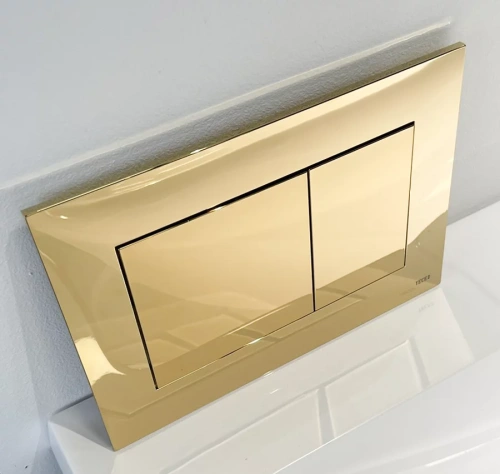 Кнопка смыва Tece Now 9240439 золото глянцевое