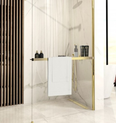 Полка для полотенец и аксессуаров Rea Evo Gold HOM-00653